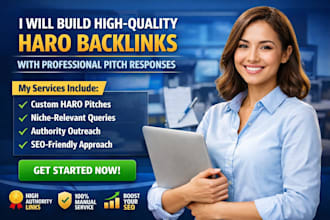 build high quality haro backlinks with professional pitch responses