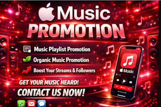 do organic apple music promotion, apple music promotion