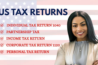 prepare and file US tax returns for individuals, partnerships, and corporations