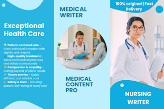 write well researched medical or health article