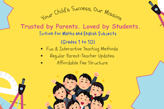 english and math tutoring for grades 1 to 10