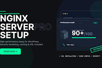 setup and optimize nginx for fast wordpress and woocommerce