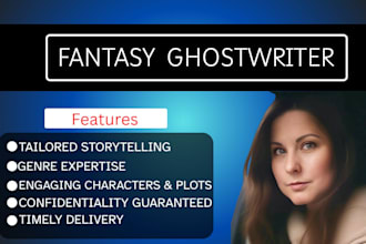 write your fantasy novel or short story with engaging characters and plot
