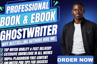 ebook ghostwriter, ghost book writer, non fiction ghostwriter, KDP book writer