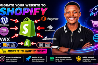 migrate wordpress to shopify store, wix website migration, square to shopify SEO