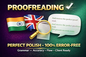 proofread and edit hindi to english translations accurately
