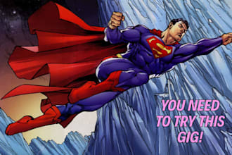 write comic book script, superhero webtoon manga anime script