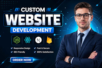 create a premium custom website for startups, businesses and personal brands
