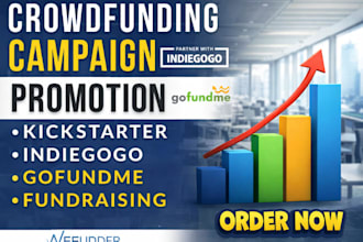 crowdfunding campaign creation promotion  kickstarter indiegogo gofundme