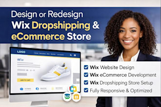 design redesign wix drop shipping store wix development wix ecommerce store