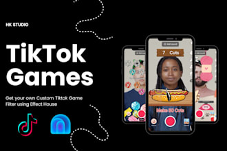 create a custom tiktok game filter using effect house