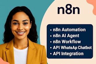 n8n automation n8n ai agent n8n workflow n8n whatsapp chatbot API integration