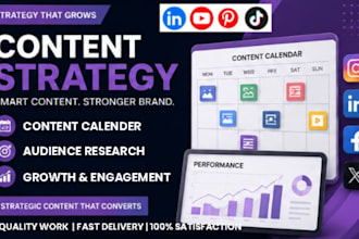 social media manager content marketing strategy instagram tiktok SEO blog plan