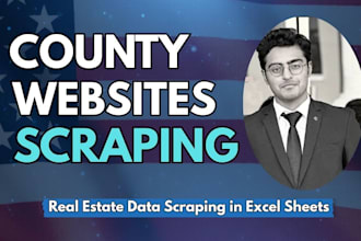 scrape property data and case records from county websites
