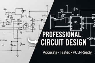 design professional electronic circuits and schematics for your project