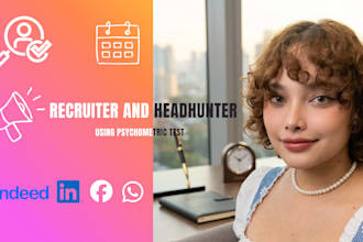 be your expert recruiter and headhunter using psychometric test