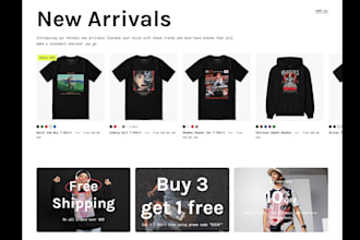 design shopify clothing website, clothing shopify store, clothing brand website