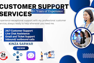be your customer service, sales representative
