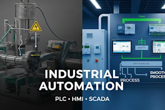 design and program industrial automation using plc and hmi