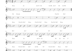create a chord chart from a recording