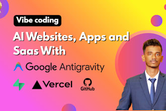 create websites, mvp saas with google antigravity ai