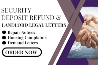 write a security deposit refund demand letter that gets results