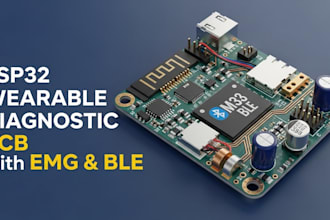 do esp32 wearable diagnostic with pcb emg ble firmware