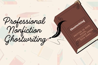 ghostwrite a professional nonfiction book for parents and families