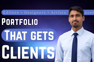 build a high converting portfolio website for creators and freelancers