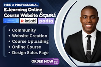 set up kajabi sales page kajabi landing page kajabi website for online course