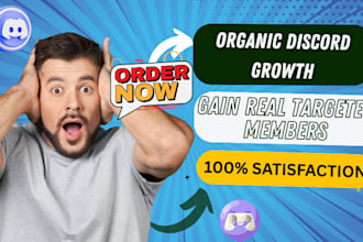 advertise, boost and promote discord server for organic growth