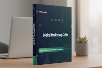 design a professional digital marketing ebook that sells