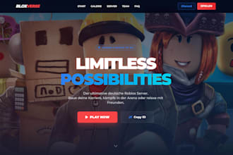 program a roblox game website for you