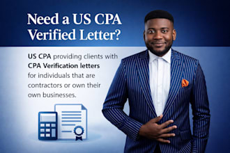 write a CPA income verification comfort ownership letter for a mortgage or lease