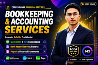 do bookkeeping on xero, quickbooks and sage