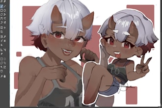 illustrate unique custom character