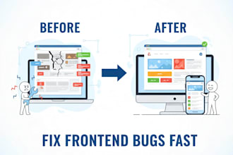 fix frontend bugs in react nextjs javascript and CSS