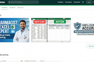 do medical data entry and excel cleaning as a pharmacist