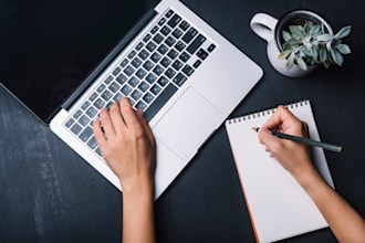 write clear engaging captions and social media content
