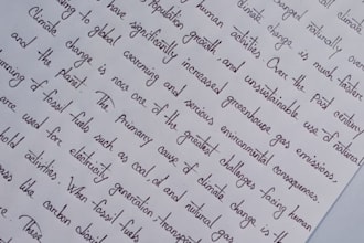 beautifully handwrite anything for you