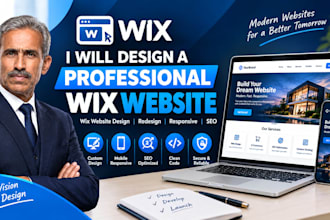 design a  professional wix website