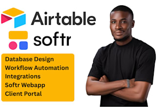 be a airtable expert, airtable database, softr expert, client portal
