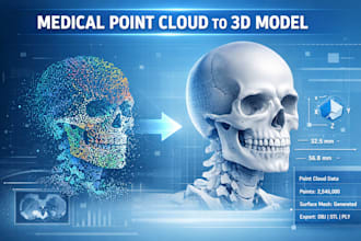 develop medical point cloud to 3d reconstruction pipelines using computer vision