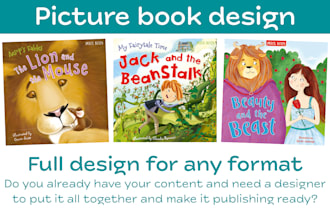 design your picture book with your images and text