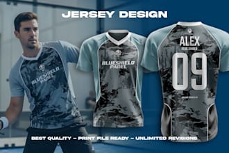 design a professional sublimation sports jersey