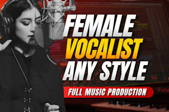 sing and recording high quality female vocals of all genres