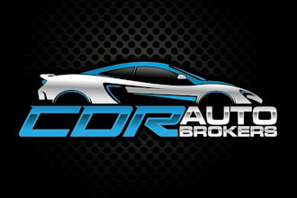 do modern automotive, auto dealership, car wash, car detailing, auto repair logo