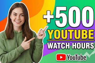 provide intense youtube video 1000 watch hours