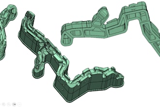 model and design cad parts and assemblies