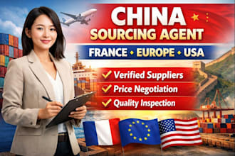 china sourcing agent france europe usa